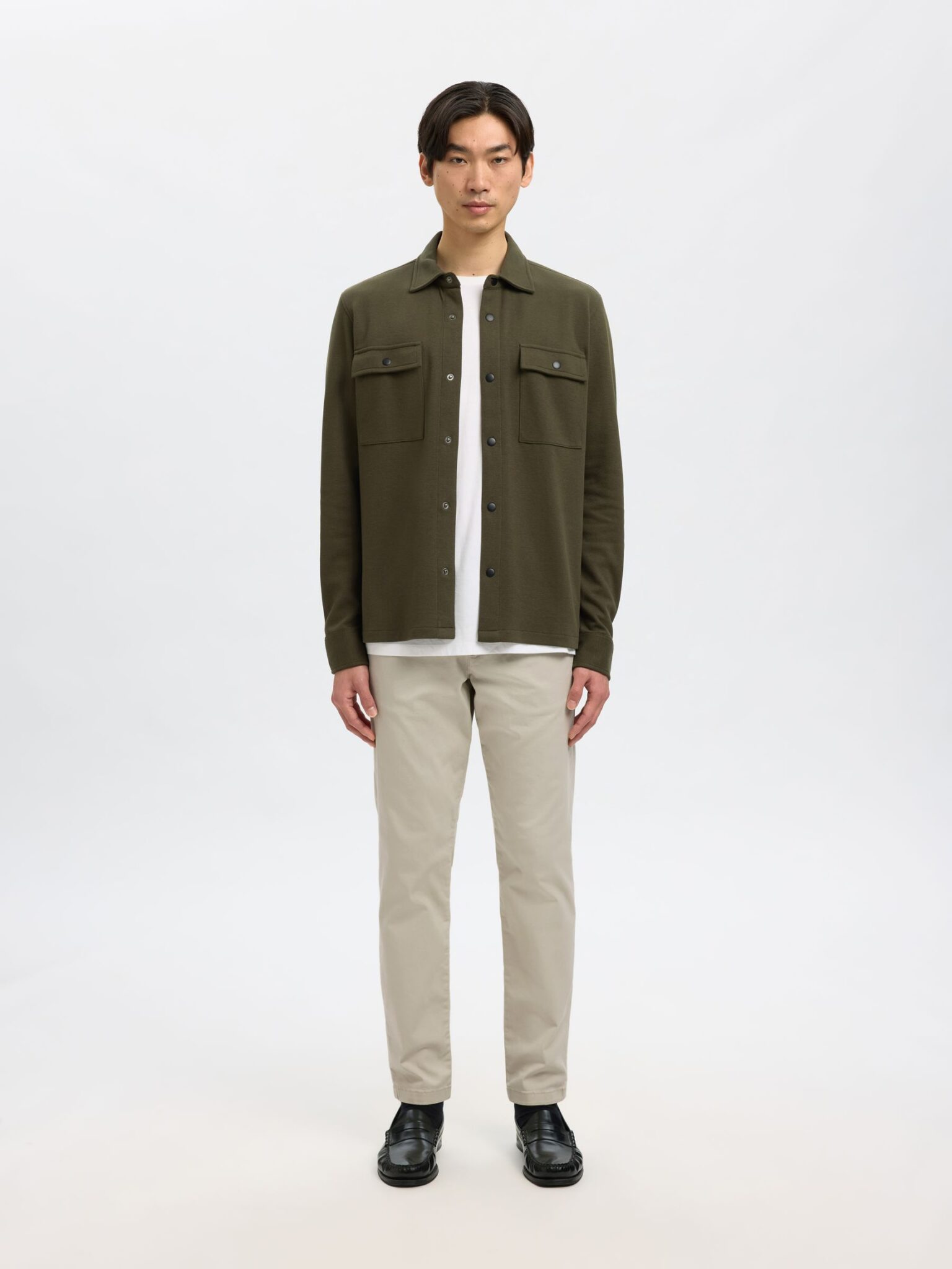 SELECTED SLM175-SLIM NEW MILES FLEX PANT NOOS | OFF WHITE SELECTED SLM175-SLIM NEW MILES FLEX PANT NOOS | OFF WHITE