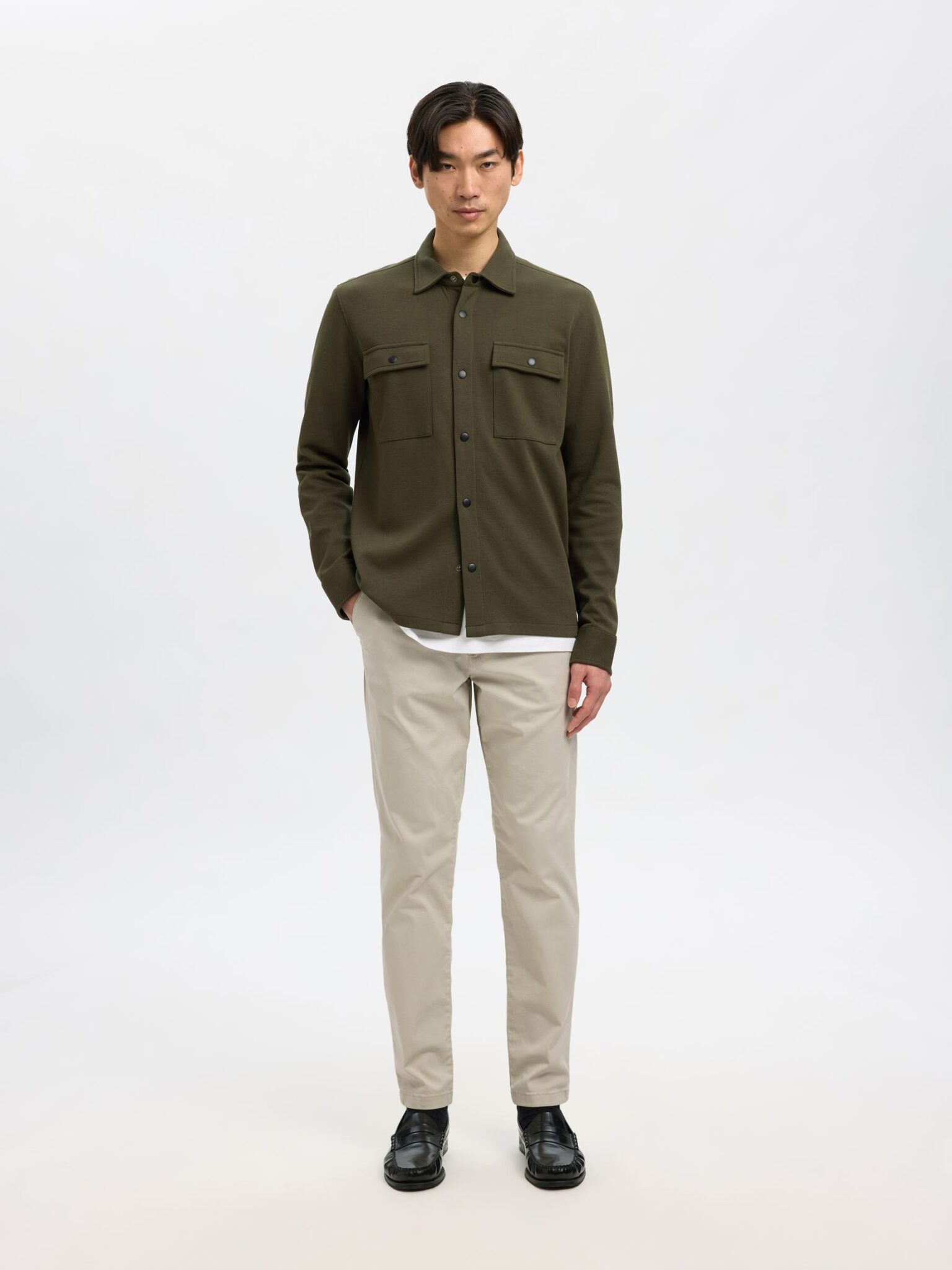 SELECTED SLM175-SLIM NEW MILES FLEX PANT NOOS | OFF WHITE SELECTED SLM175-SLIM NEW MILES FLEX PANT NOOS | OFF WHITE