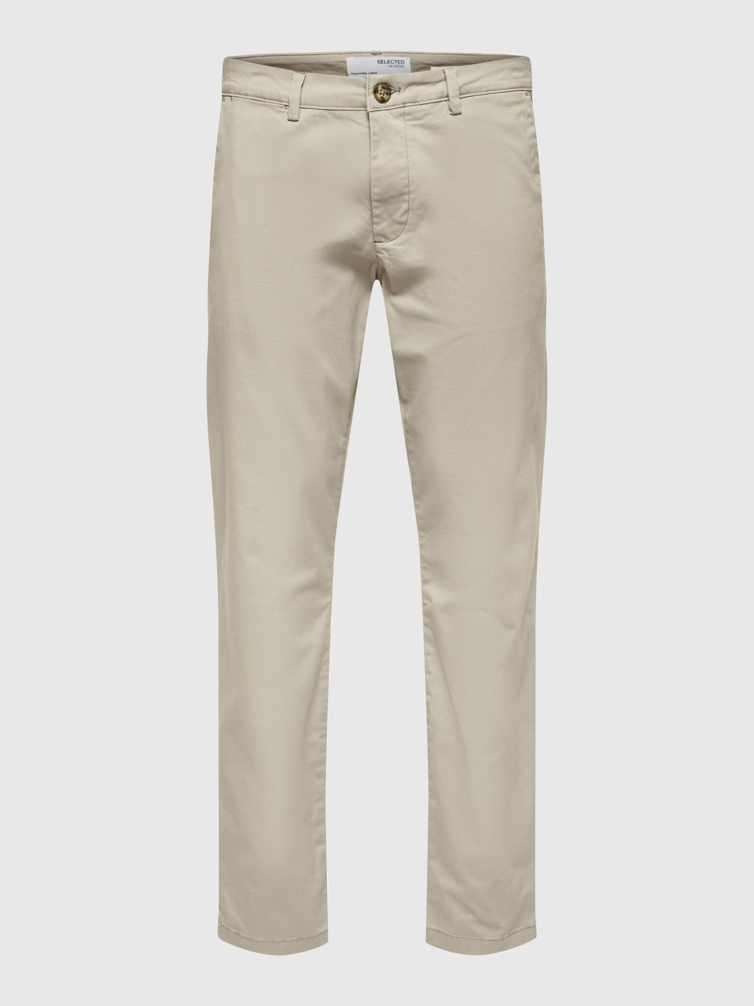 SELECTED SLM175-SLIM NEW MILES FLEX PANT NOOS | OFF WHITE SELECTED SLM175-SLIM NEW MILES FLEX PANT NOOS | OFF WHITE
