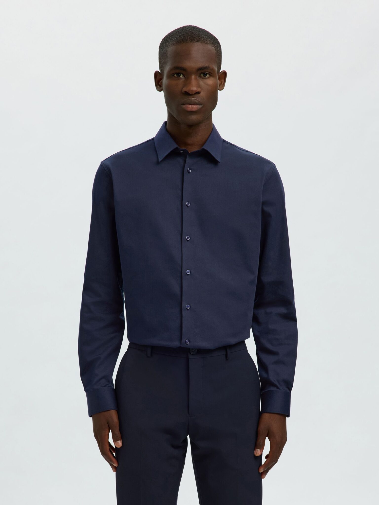 SELECTED SLMLOOSEOSCAR SS O-NECK TEE NOOS | BEIGE