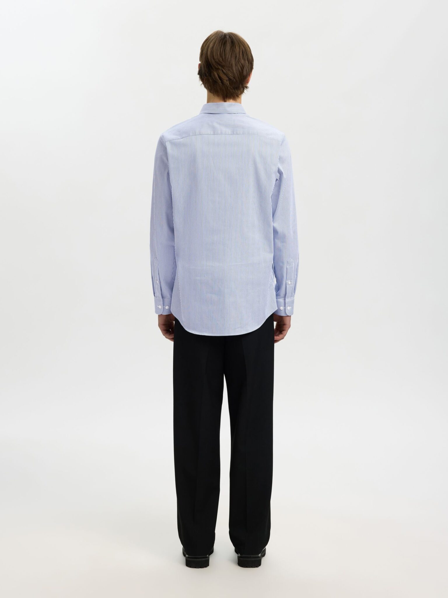 SELECTED SLMLOOSEOSCAR SS O-NECK TEE NOOS | BEIGE