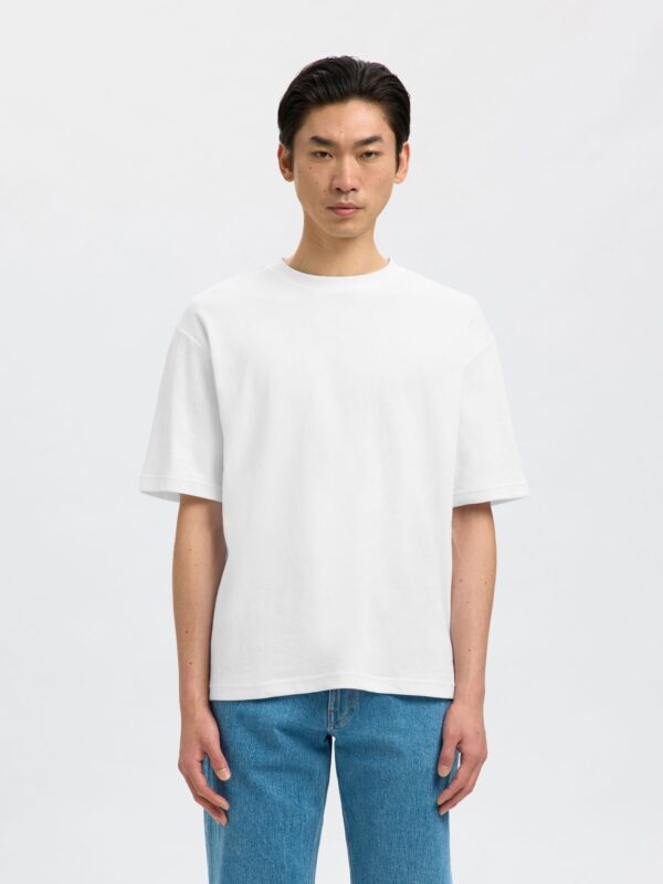 SELECTED SLMLOOSEOSCAR SS O-NECK TEE NOOS | WHITE SELECTED SLMLOOSEOSCAR SS O-NECK TEE NOOS | WHITE