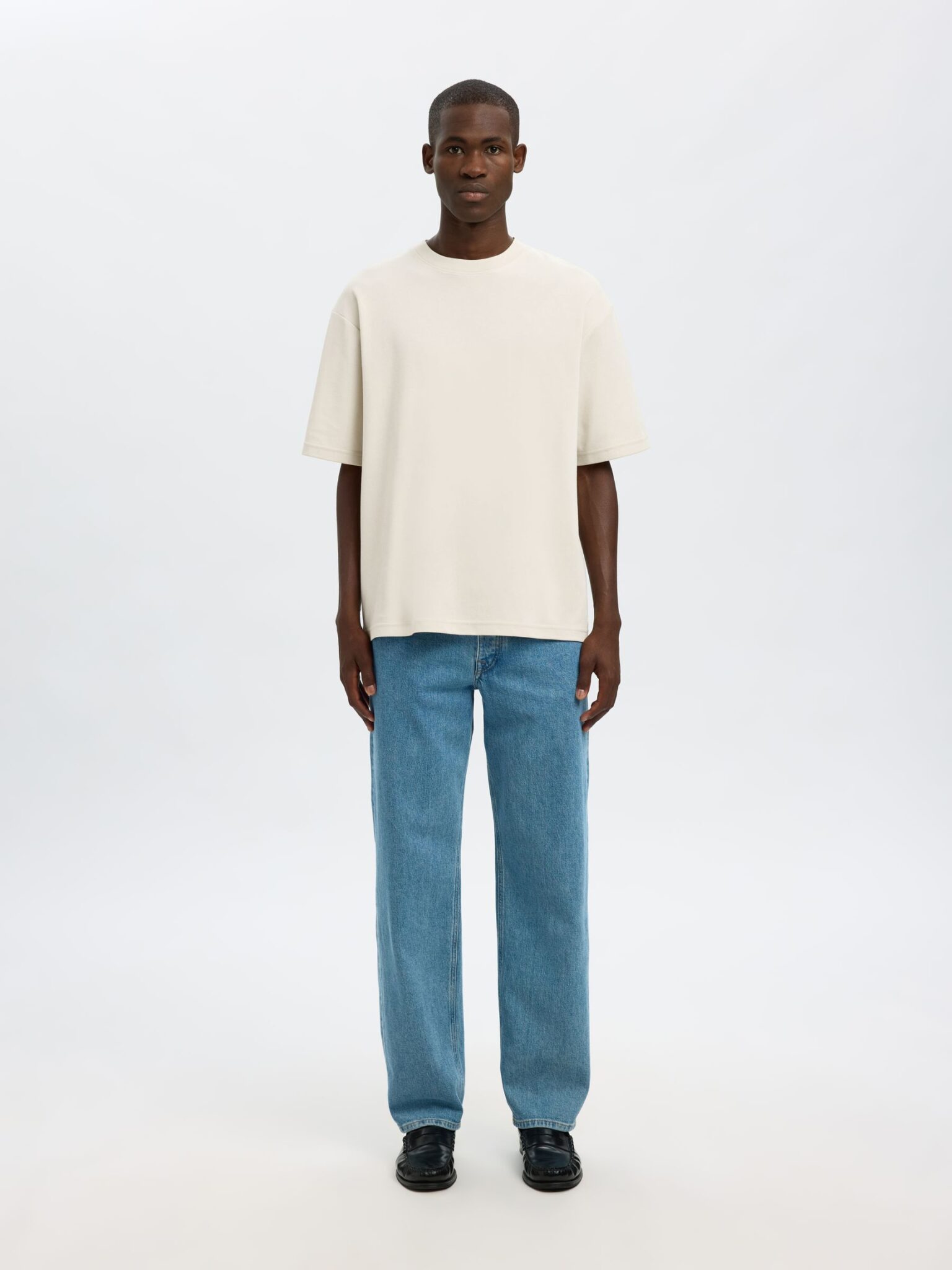 SELECTED SLMLOOSEOSCAR SS O-NECK TEE NOOS | BEIGE SELECTED SLMLOOSEOSCAR SS O-NECK TEE NOOS | BEIGE