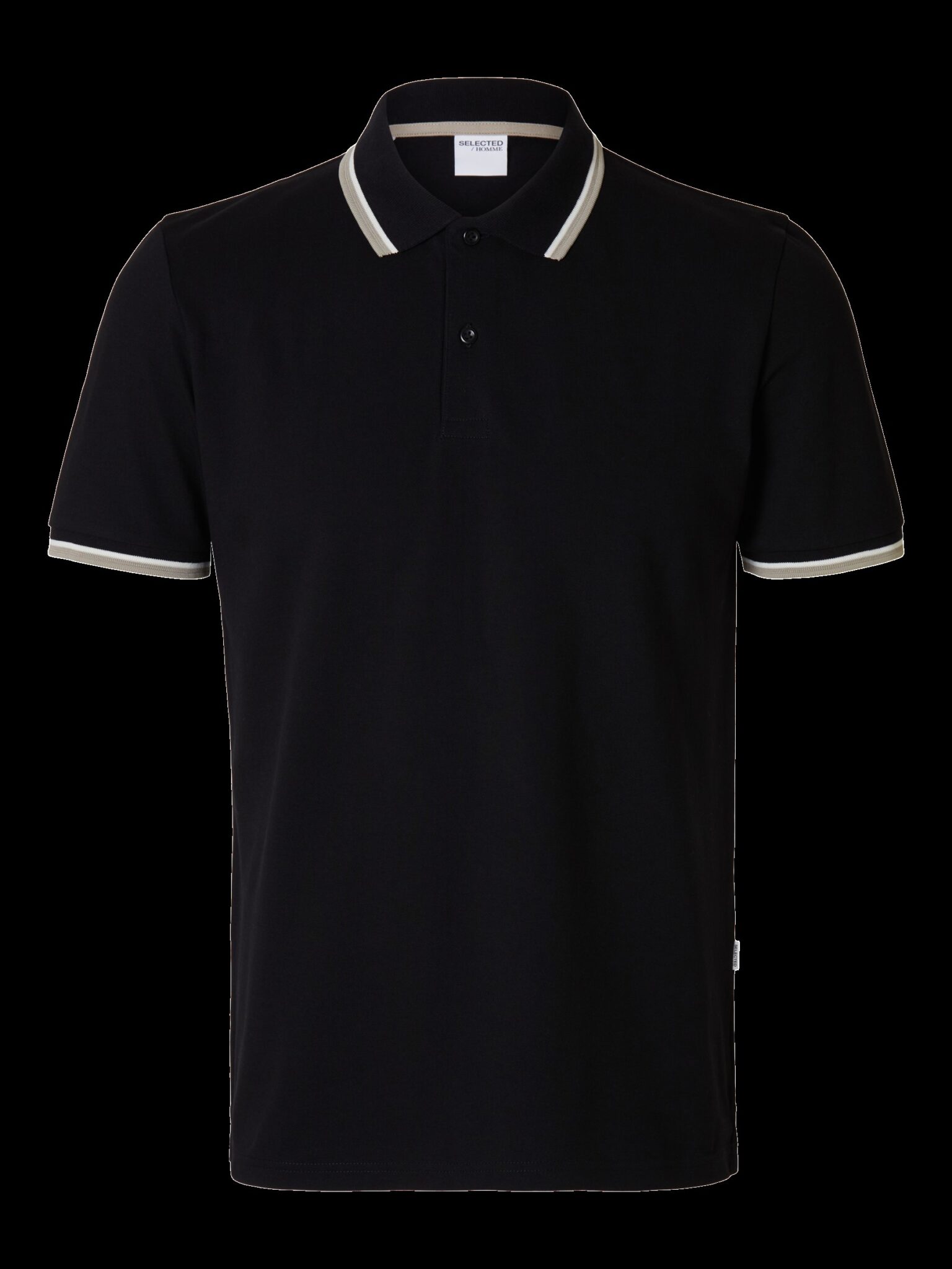 SELECTED SLHMATTIS SS LINEN BLEND STRUC POLO NOOS | MINT GREEN