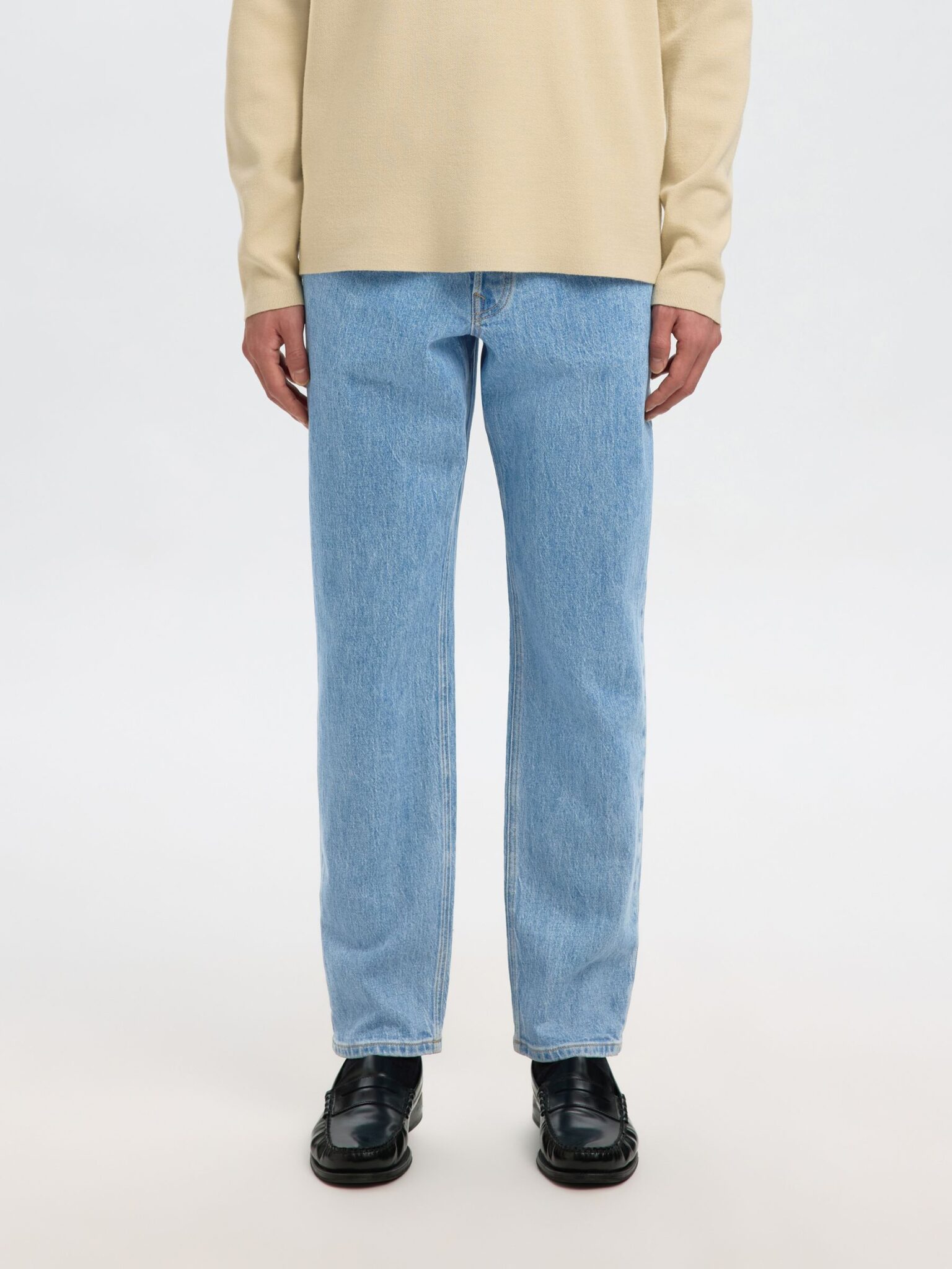 SELECTED SLHMATTIS SS LINEN BLEND STRUC POLO NOOS | MINT GREEN