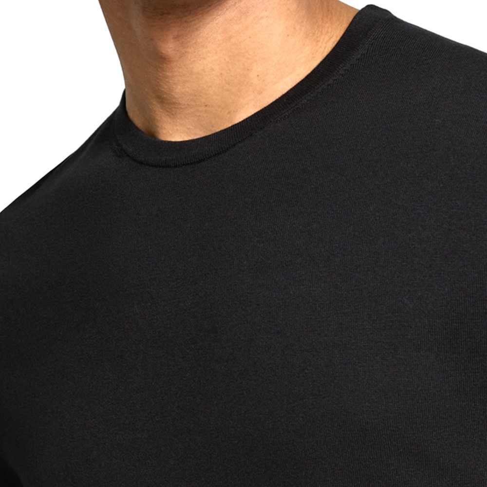 SELECTED SLMTORINO SS KNIT CREW NECK NOOS | BLACK SELECTED SLMTORINO SS KNIT CREW NECK NOOS | BLACK