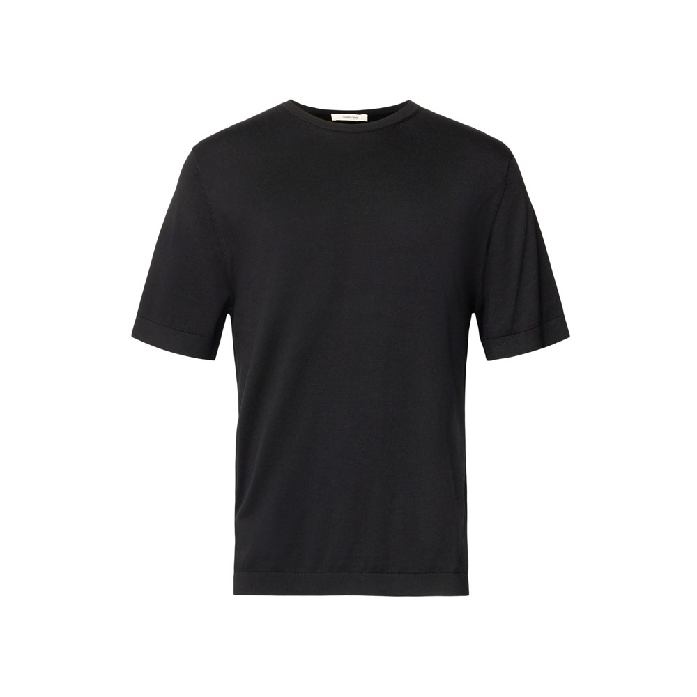 SELECTED SLMTORINO SS KNIT CREW NECK NOOS | BLACK SELECTED SLMTORINO SS KNIT CREW NECK NOOS | BLACK