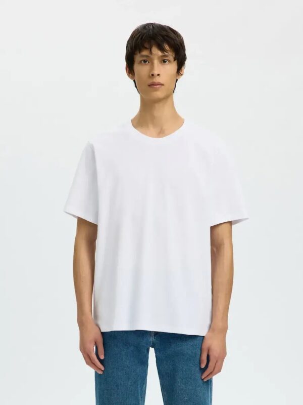SELECTED SLMATLAS SS O-NECK TEE NOOS | WHITE SELECTED SLMATLAS SS O-NECK TEE NOOS | WHITE