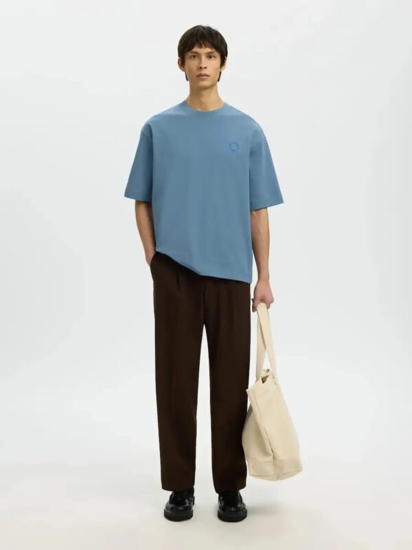 SELECTED SLHRELAXWILL SS O-NECK LOGO TEE | RAF SELECTED SLHRELAXWILL SS O-NECK LOGO TEE | RAF