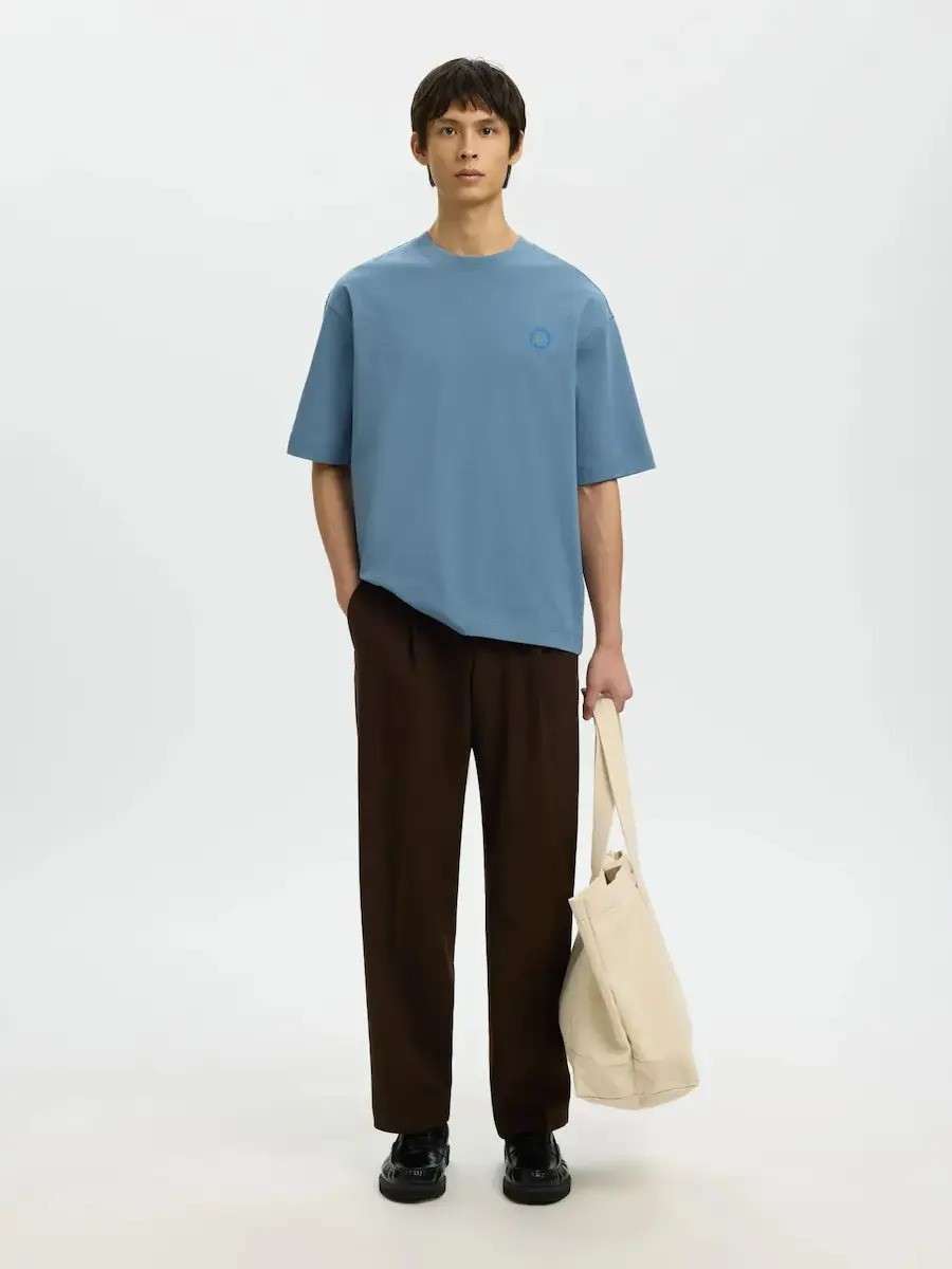 SELECTED SLHMATTIS SS LINEN BLEND STRUC POLO NOOS | MINT GREEN