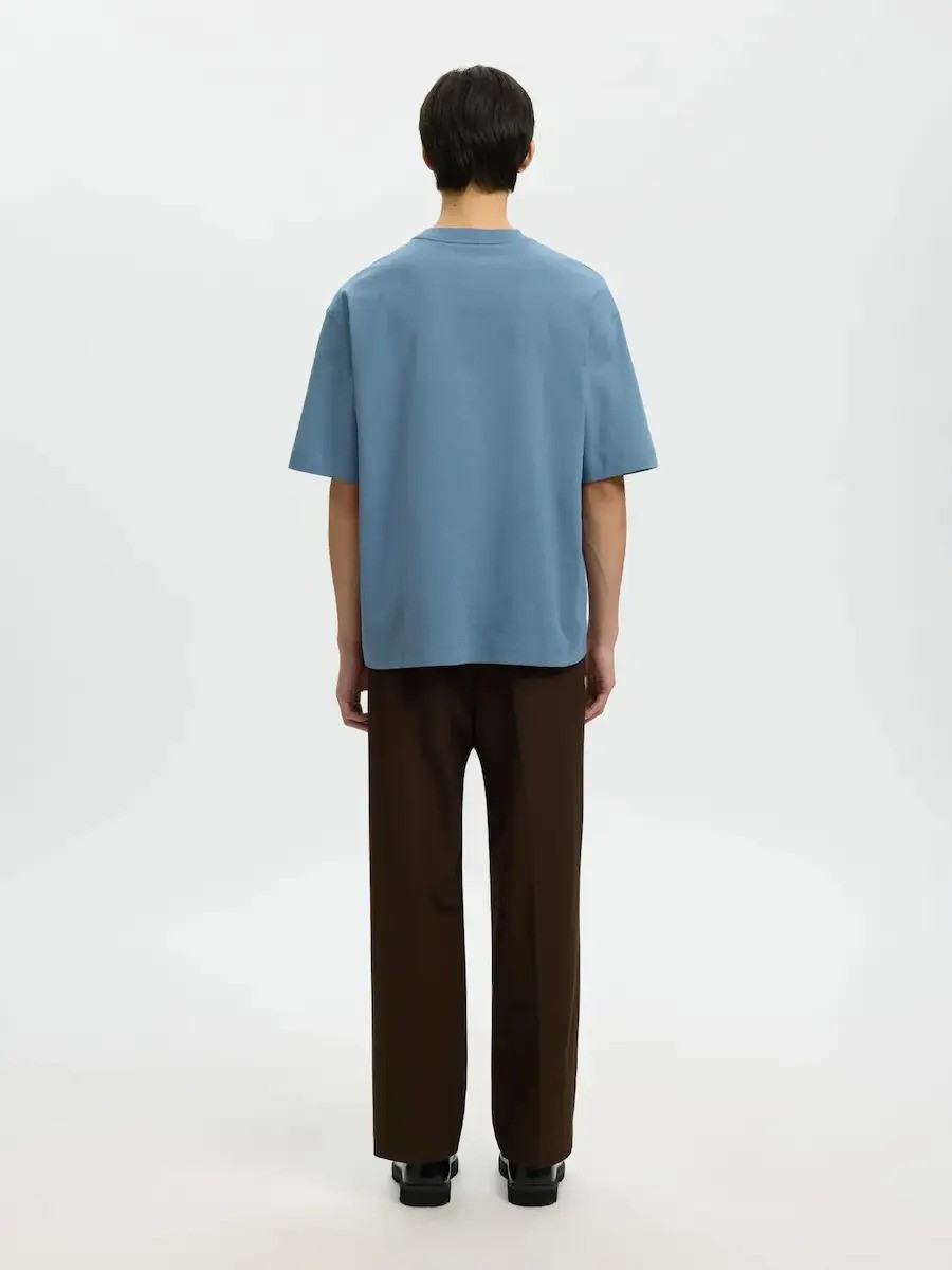 SELECTED SLHMATTIS SS LINEN BLEND STRUC POLO NOOS | MINT GREEN