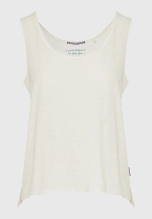 FUNKY BUDDHA ΓΥΝΑΙΚΕΊΑ ΜΠΛΟΎΖΑ ΜΕ ΚΟΝΤΌ ΜΑΝΊΚΙ | OFF WHITE FUNKY BUDDHA ΓΥΝΑΙΚΕΊΑ ΜΠΛΟΎΖΑ ΜΕ ΚΟΝΤΌ ΜΑΝΊΚΙ | OFF WHITE