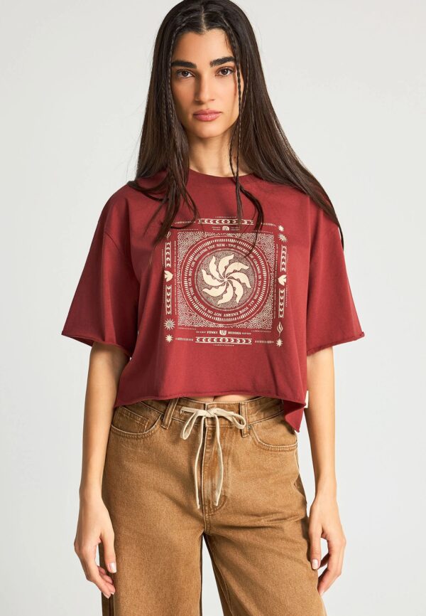 FUNKY BUDDHA ΓΥΝΑΙΚΕΊΑ ΜΠΛΟΎΖΑ ΚΟΝΤΌ ΜΑΝΊΚΙ ΚΑΙ ΤΎΠΩΜΑ | BRICK FUNKY BUDDHA ΓΥΝΑΙΚΕΊΑ ΜΠΛΟΎΖΑ ΚΟΝΤΌ ΜΑΝΊΚΙ ΚΑΙ ΤΎΠΩΜΑ | BRICK