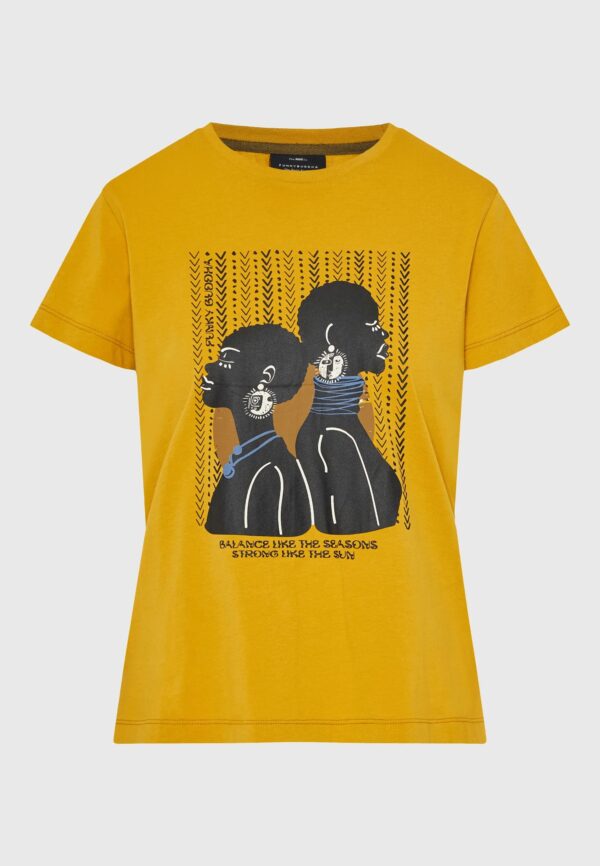 FUNKY BUDDHA ΓΥΝΑΙΚΕΊΑ ΜΠΛΟΎΖΑ ΚΟΝΤΌ ΜΑΝΊΚΙ ΚΑΙ ΤΎΠΩΜΑ | MUSTARD FUNKY BUDDHA ΓΥΝΑΙΚΕΊΑ ΜΠΛΟΎΖΑ ΚΟΝΤΌ ΜΑΝΊΚΙ ΚΑΙ ΤΎΠΩΜΑ | MUSTARD