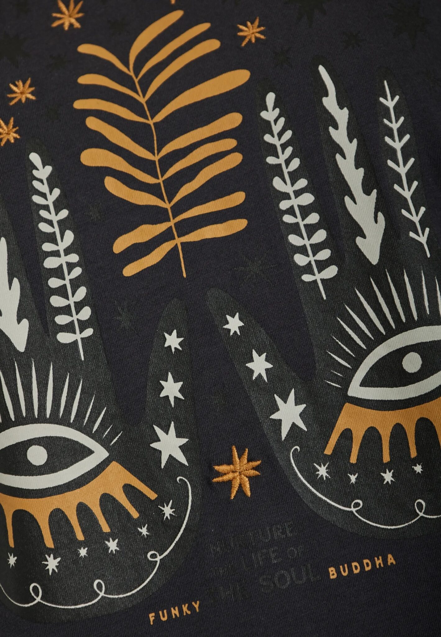 FUNKY BUDDHA ΑΝΔΡΙΚΉ ΜΠΛΟΎΖΑ ΚΟΝΤΌ ΜΑΝΊΚΙ BASIC | DARK BLUE