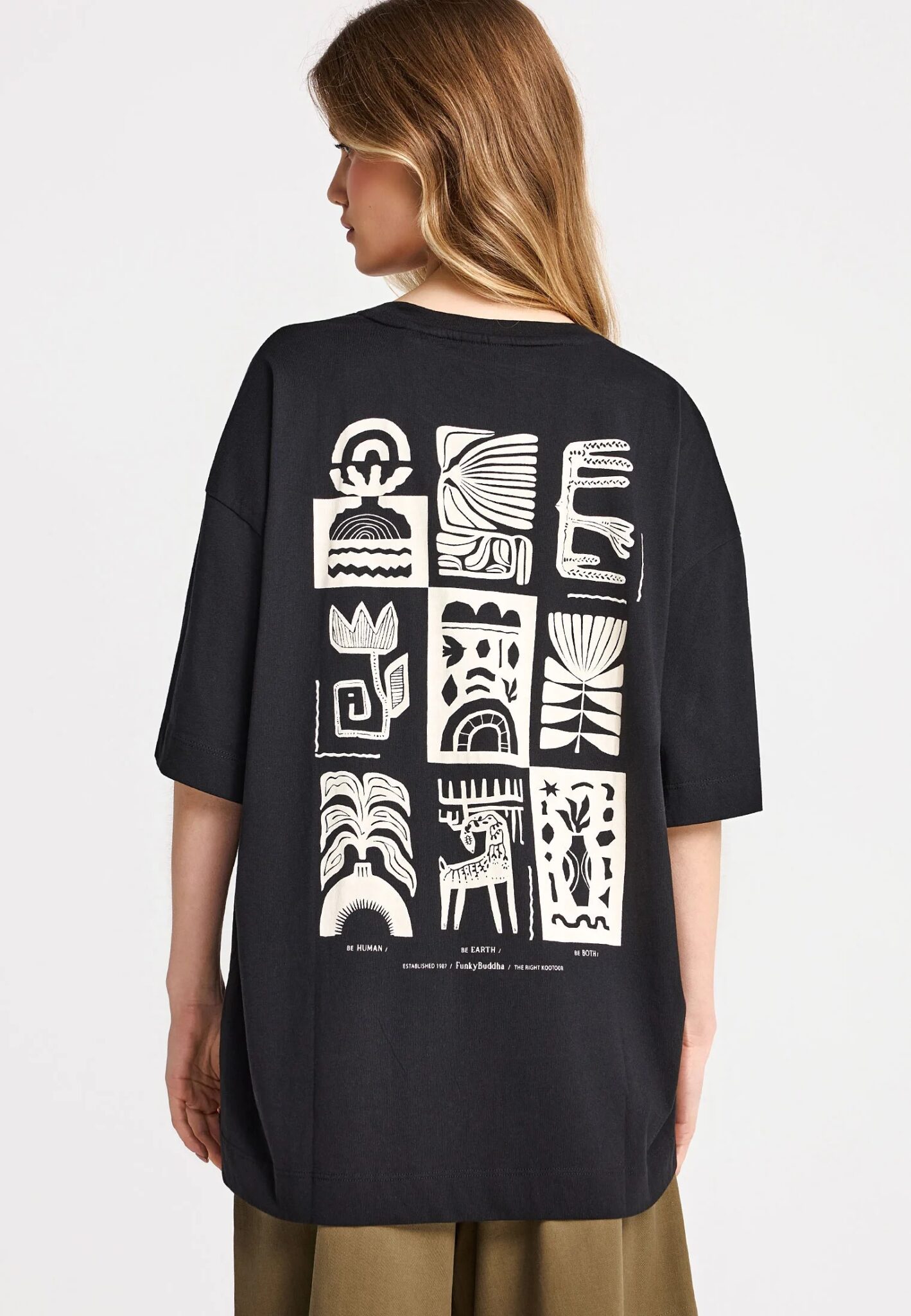 FUNKY BUDDHA ΑΝΔΡΙΚΉ ΜΠΛΟΎΖΑ ΚΟΝΤΌ ΜΑΝΊΚΙ BASIC | DARK BLUE