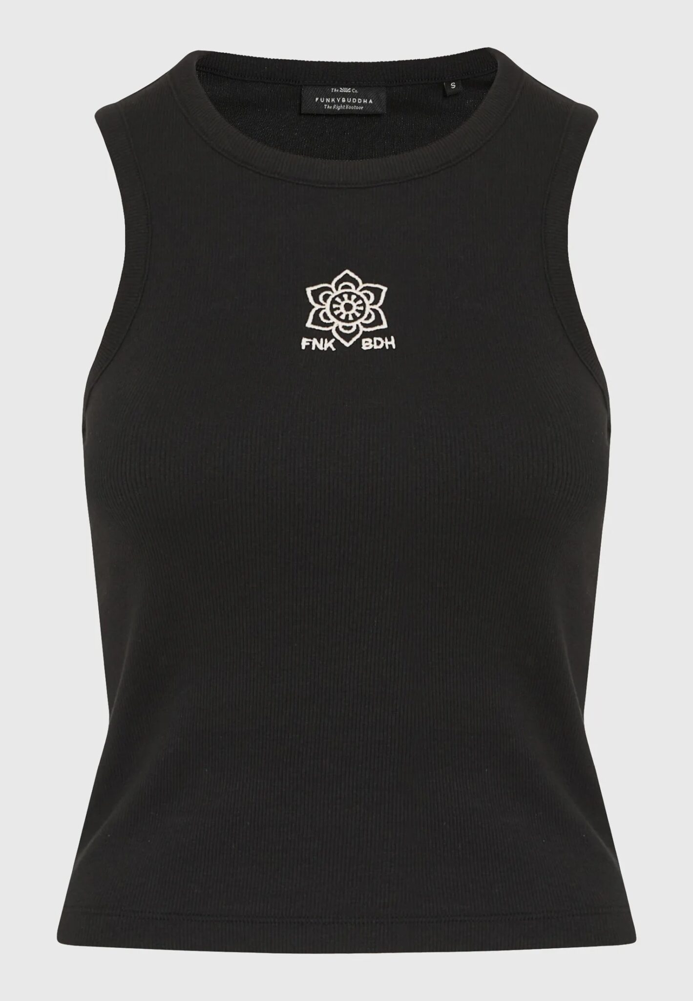 FUNKY BUDDHA ΓΥΝΑΙΚΕΊΑ ΜΠΛΟΎΖΑ ΧΩΡΊς ΜΑΝΊΚΙ | BLACK FUNKY BUDDHA ΓΥΝΑΙΚΕΊΑ ΜΠΛΟΎΖΑ ΧΩΡΊς ΜΑΝΊΚΙ | BLACK