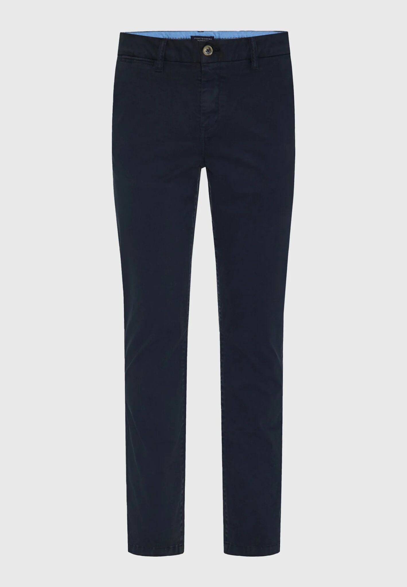 FUNKY BUDDHA ΑΝΔΡΙΚΉ ΜΠΛΟΎΖΑ ΚΟΝΤΌ ΜΑΝΊΚΙ BASIC | DARK BLUE