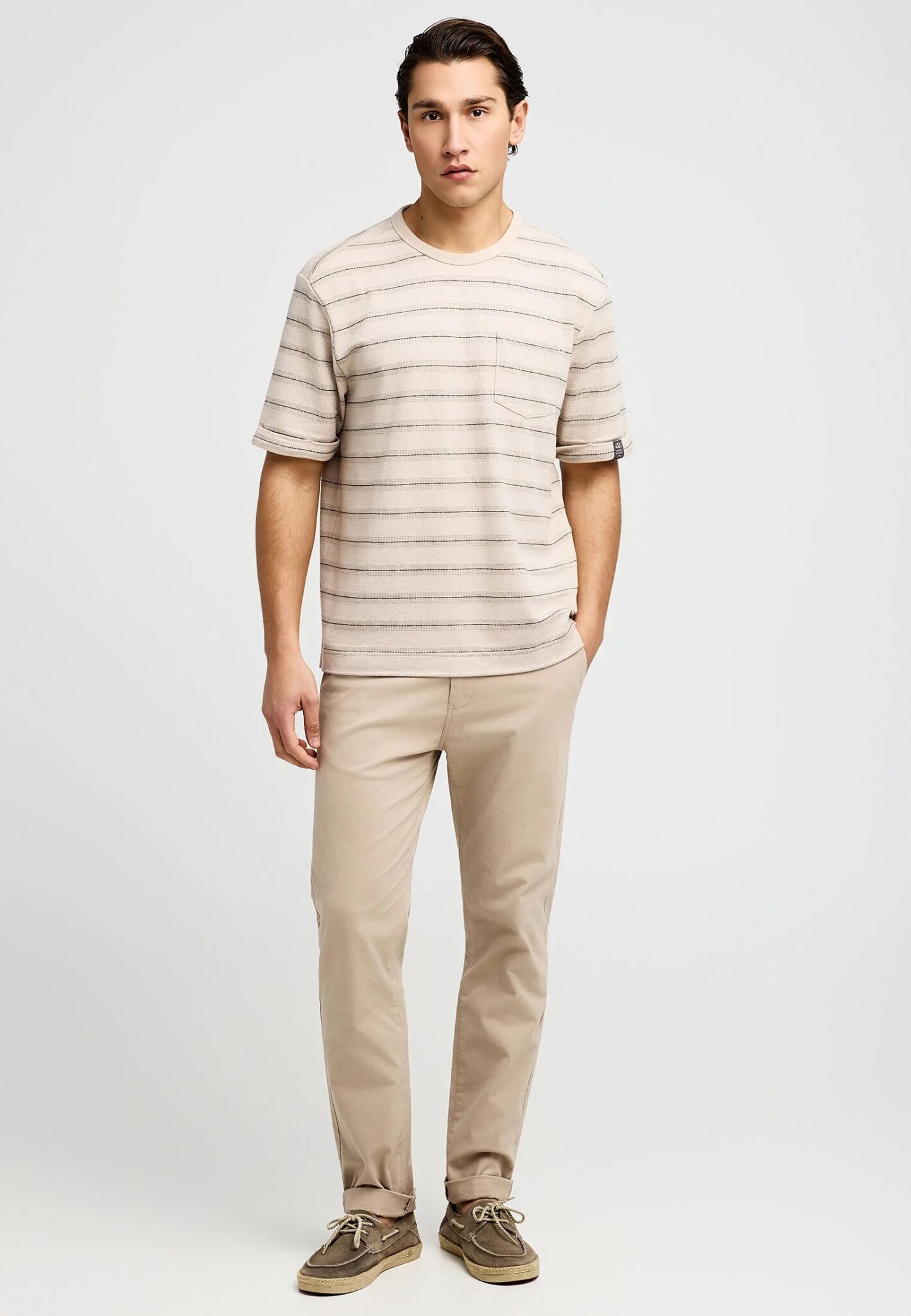 FUNKY BUDDHA ΑΝΔΡΙΚΉ ΜΠΛΟΎΖΑ ΚΟΝΤΌ ΜΑΝΊΚΙ BASIC | DARK BLUE