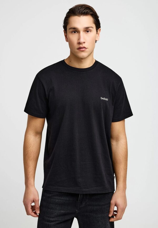 FUNKY BUDDHA ΑΝΔΡΙΚΉ ΜΠΛΟΎΖΑ ΚΟΝΤΌ ΜΑΝΊΚΙ BASIC | BLACK FUNKY BUDDHA ΑΝΔΡΙΚΉ ΜΠΛΟΎΖΑ ΚΟΝΤΌ ΜΑΝΊΚΙ BASIC | BLACK