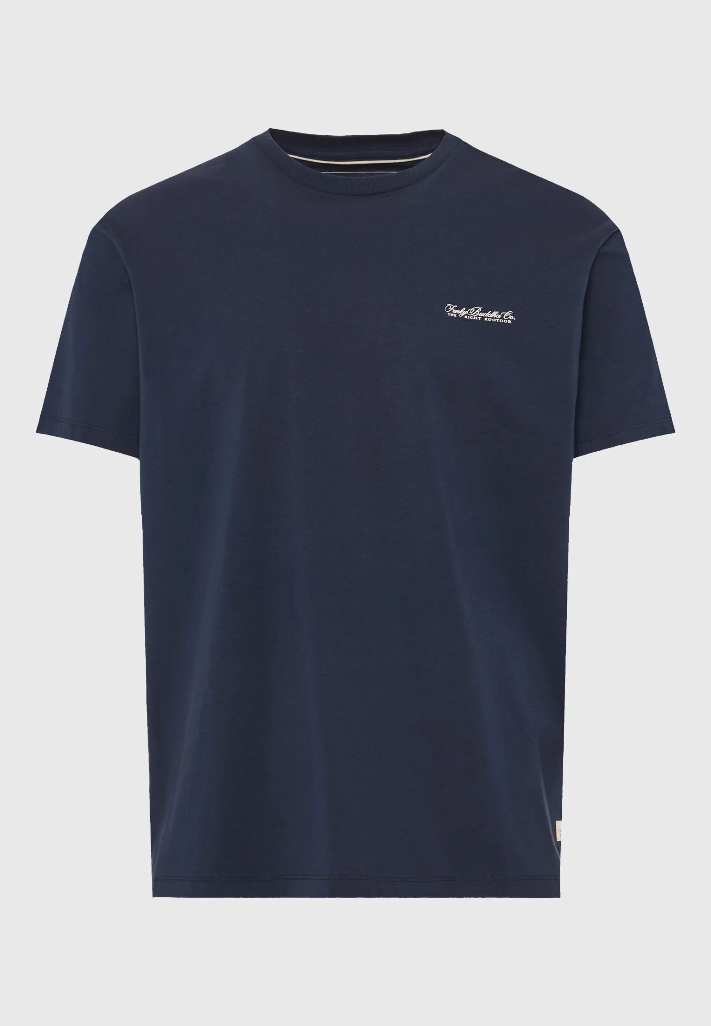 FUNKY BUDDHA ΑΝΔΡΙΚΉ ΜΠΛΟΎΖΑ ΚΟΝΤΌ ΜΑΝΊΚΙ BASIC | DARK BLUE