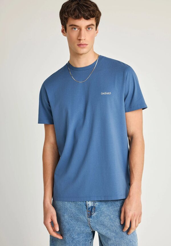 FUNKY BUDDHA ΑΝΔΡΙΚΉ ΜΠΛΟΎΖΑ ΚΟΝΤΌ ΜΑΝΊΚΙ BASIC | INDIGO FUNKY BUDDHA ΑΝΔΡΙΚΉ ΜΠΛΟΎΖΑ ΚΟΝΤΌ ΜΑΝΊΚΙ BASIC | INDIGO