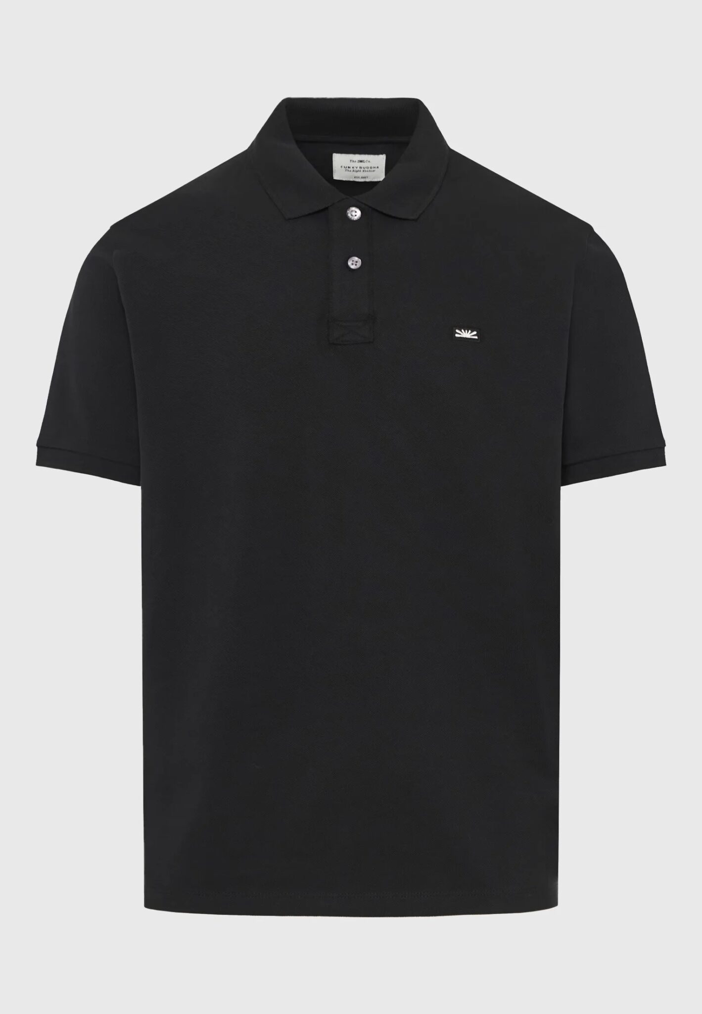 FUNKY BUDDHA ΑΝΔΡΙΚΉ ΜΠΛΟΎΖΑ ΜΕ ΓΙΑΚΆ ΠΌΛΟ | BLACK FUNKY BUDDHA ΑΝΔΡΙΚΉ ΜΠΛΟΎΖΑ ΜΕ ΓΙΑΚΆ ΠΌΛΟ | BLACK