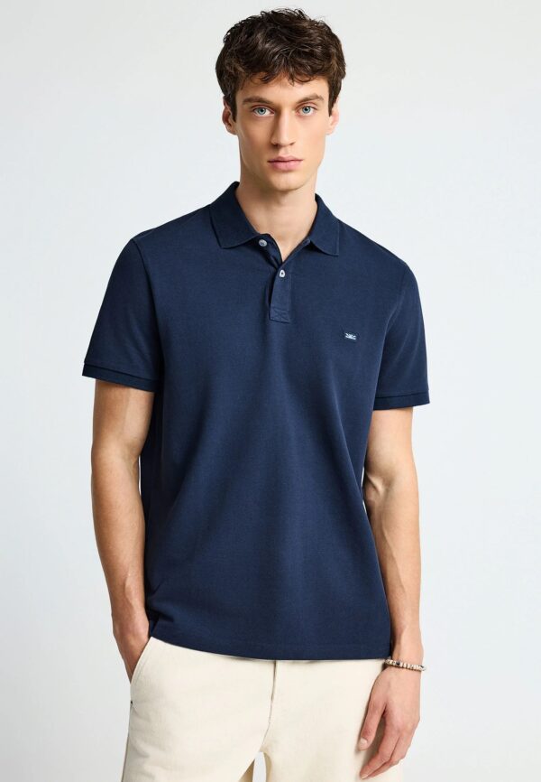 FUNKY BUDDHA ΑΝΔΡΙΚΉ ΜΠΛΟΎΖΑ ΜΕ ΓΙΑΚΆ ΠΌΛΟ | DARK BLUE FUNKY BUDDHA ΑΝΔΡΙΚΉ ΜΠΛΟΎΖΑ ΜΕ ΓΙΑΚΆ ΠΌΛΟ | DARK BLUE