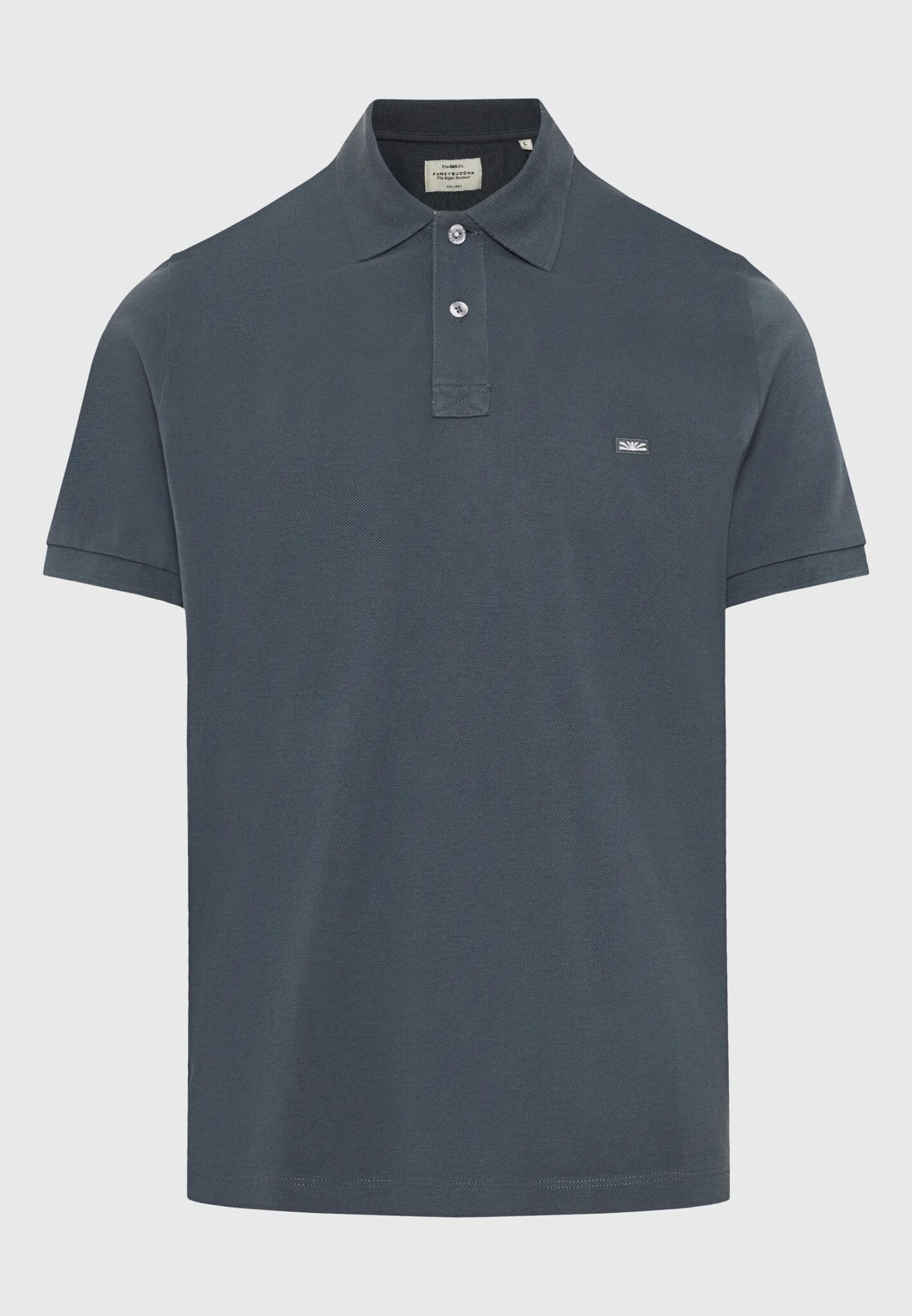 FUNKY BUDDHA ΑΝΔΡΙΚΉ ΜΠΛΟΎΖΑ ΜΕ ΓΙΑΚΆ ΠΌΛΟ | DARK GREY FUNKY BUDDHA ΑΝΔΡΙΚΉ ΜΠΛΟΎΖΑ ΜΕ ΓΙΑΚΆ ΠΌΛΟ | DARK GREY