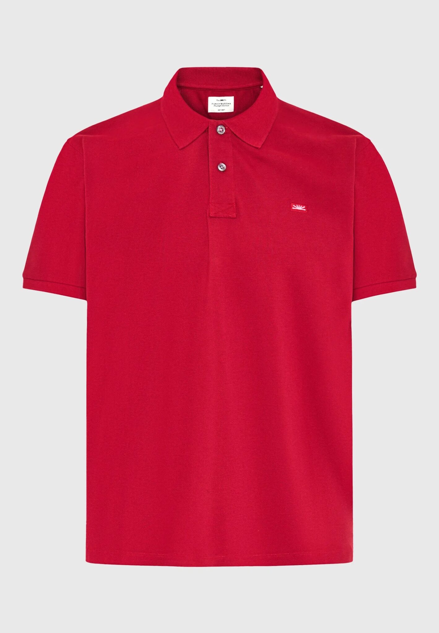 FUNKY BUDDHA ΑΝΔΡΙΚΉ ΜΠΛΟΎΖΑ ΜΕ ΓΙΑΚΆ ΠΌΛΟ | RED FUNKY BUDDHA ΑΝΔΡΙΚΉ ΜΠΛΟΎΖΑ ΜΕ ΓΙΑΚΆ ΠΌΛΟ | RED