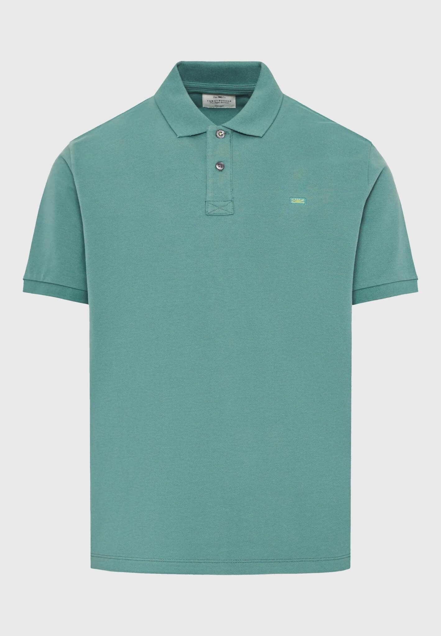 FUNKY BUDDHA ΑΝΔΡΙΚΉ ΜΠΛΟΎΖΑ ΜΕ ΓΙΑΚΆ ΠΌΛΟ | GREEN FUNKY BUDDHA ΑΝΔΡΙΚΉ ΜΠΛΟΎΖΑ ΜΕ ΓΙΑΚΆ ΠΌΛΟ | GREEN