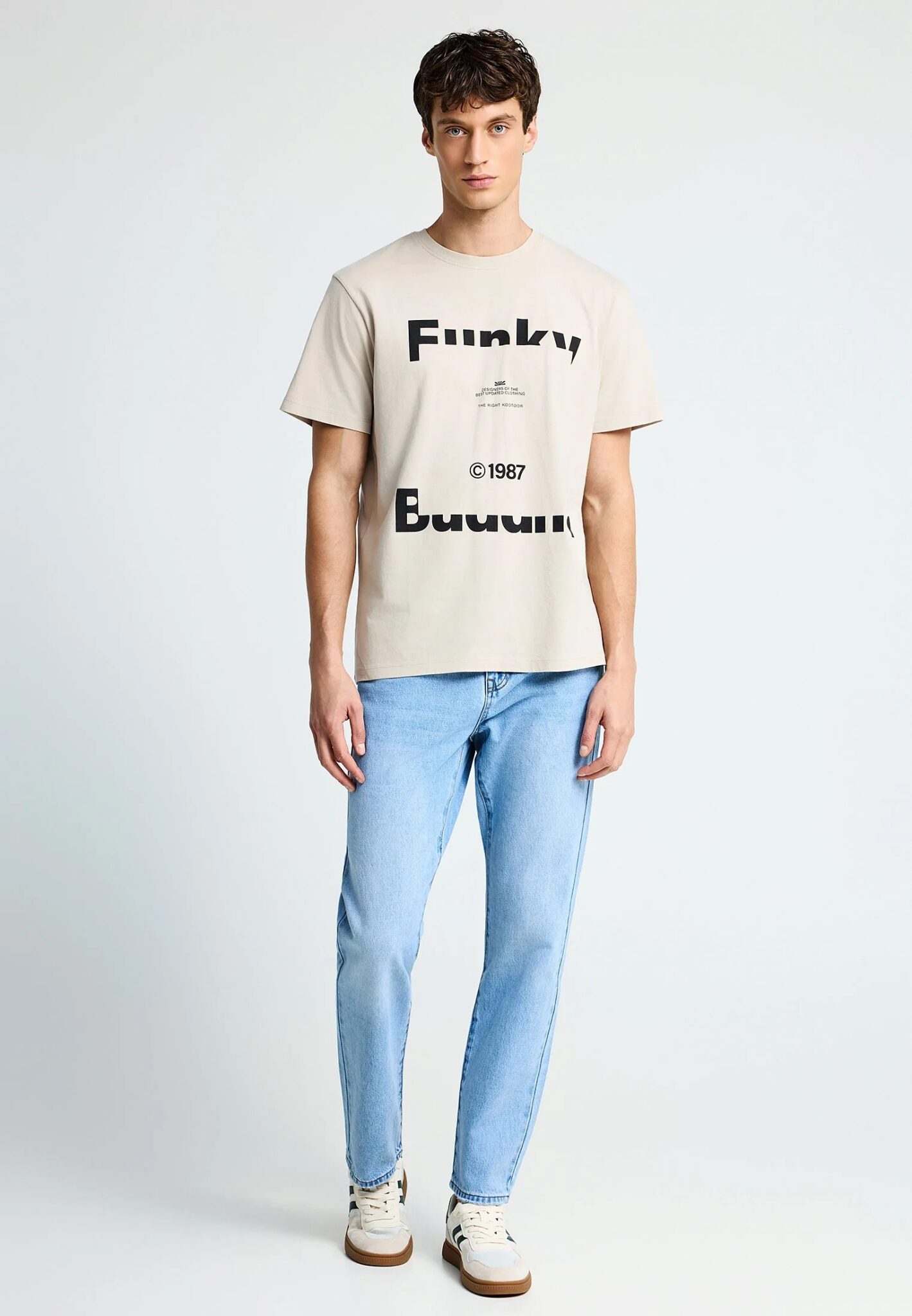 GUESS SS CN TERRY LOGO TEE ΜΠΛΟΥΖΑ ΑΝΔΡΙΚΟ | BLACK