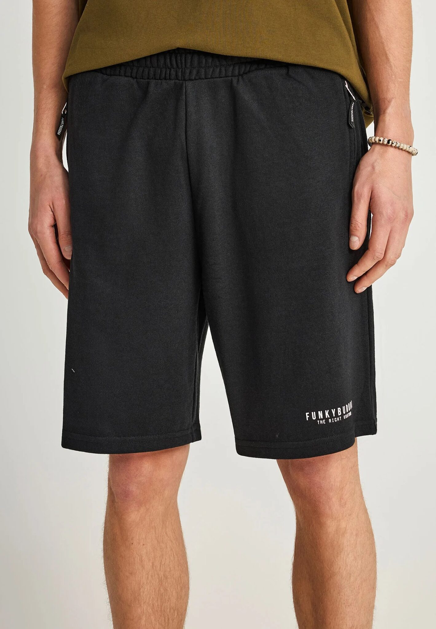 GUESS ATHLEISURE COTTON-POLY RECYCLED UNBRUSHED ΣΟΡΤΣ ΑΝΔΡΙΚΟ | BLACK