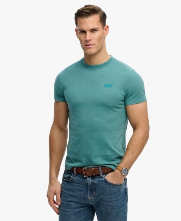 SUPERDRY ESSENTIAL LOGO EMB TEE ΜΠΛΟΥΖΑ ΑΝΔΡΙΚΟ | PETROL SUPERDRY ESSENTIAL LOGO EMB TEE ΜΠΛΟΥΖΑ ΑΝΔΡΙΚΟ | PETROL