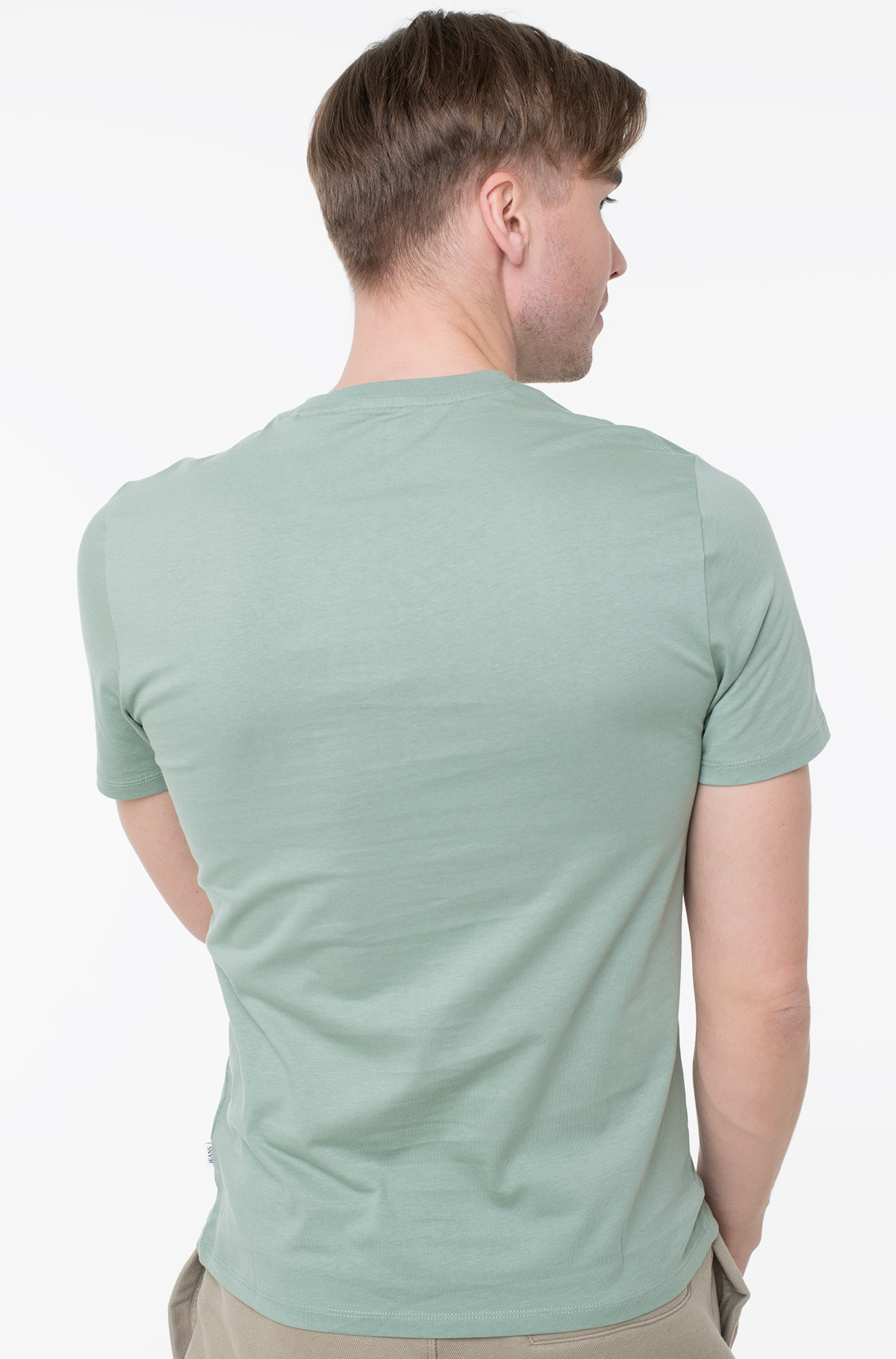 GUESS JEANS SS BOXY CROPPED OTTOMAN ΜΠΛΟΥΖΑ ΑΝΔΡΙΚΟ | BLACK