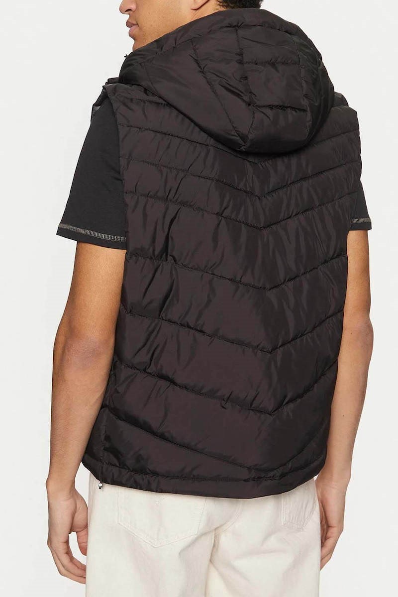 GUESS LIGHT PUFFA VEST ΓΙΛΕΚΟ ΑΝΔΡΙΚΟ | BLACK