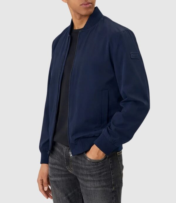 GUESS STRETCH PACKABLE BOMBER JACKET ΜΠΟΥΦΑΝ ΑΝΔΡΙΚΟ | BLUE GUESS STRETCH PACKABLE BOMBER JACKET ΜΠΟΥΦΑΝ ΑΝΔΡΙΚΟ | BLUE