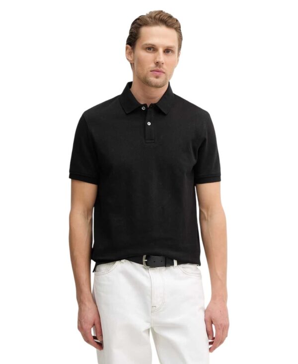 GUESS SS JACQUARD ALLOVER POLO ΜΠΛΟΥΖΑ ΑΝΔΡΙΚΟ | BLACK GUESS SS JACQUARD ALLOVER POLO ΜΠΛΟΥΖΑ ΑΝΔΡΙΚΟ | BLACK