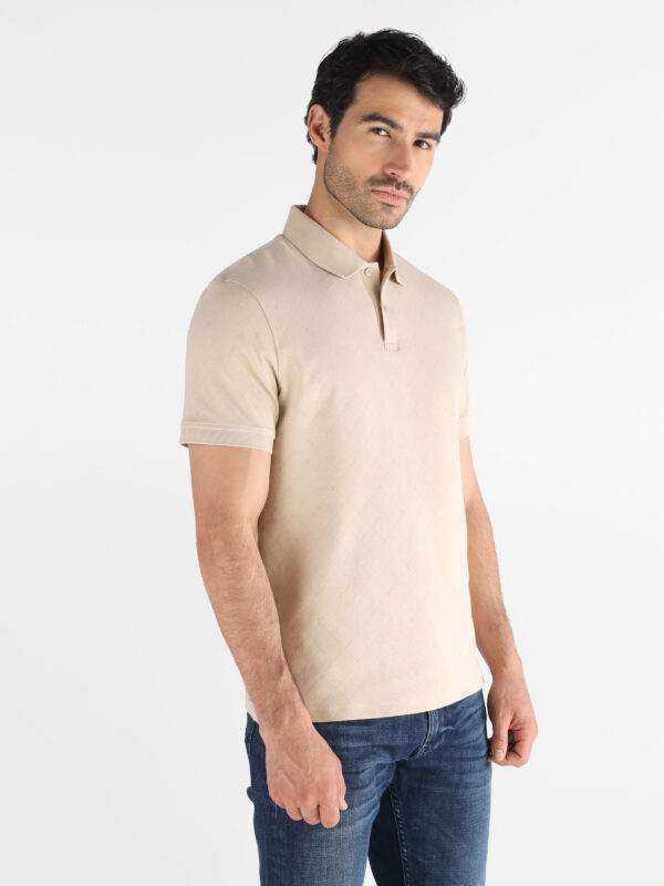 GUESS SS JACQUARD ALLOVER POLO ΜΠΛΟΥΖΑ ΑΝΔΡΙΚΟ | BEIGE GUESS SS JACQUARD ALLOVER POLO ΜΠΛΟΥΖΑ ΑΝΔΡΙΚΟ | BEIGE