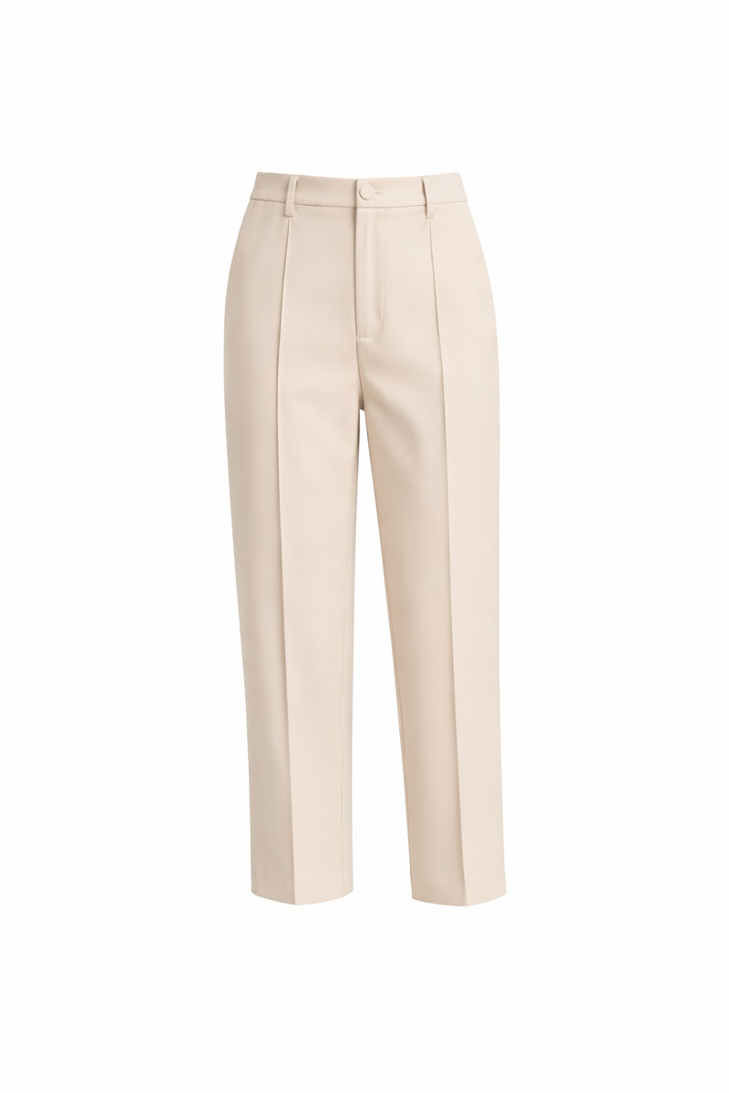 KARL LAGERFELD JEANS KLJ PLEATED LOGO PANT B2W10059 | OFF WHITE