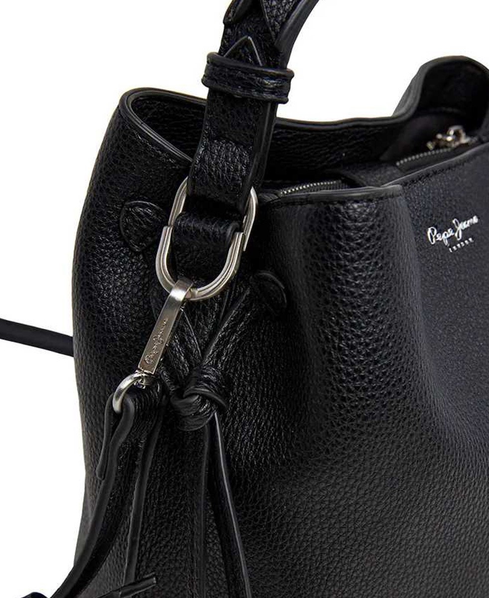 PEPE JEANS SIGNATURE TYLER SCRIPT ΤΣΑΝΤΑ ΓΥΝΑΙΚΕΙΟ | BLACK PEPE JEANS SIGNATURE TYLER SCRIPT ΤΣΑΝΤΑ ΓΥΝΑΙΚΕΙΟ | BLACK