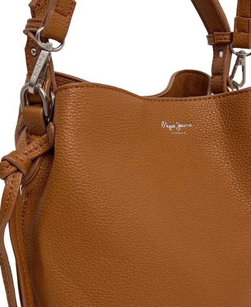PEPE JEANS SIGNATURE TYLER SCRIPT ΤΣΑΝΤΑ ΓΥΝΑΙΚΕΙΟ | LIGHT BROWN PEPE JEANS SIGNATURE TYLER SCRIPT ΤΣΑΝΤΑ ΓΥΝΑΙΚΕΙΟ | LIGHT BROWN