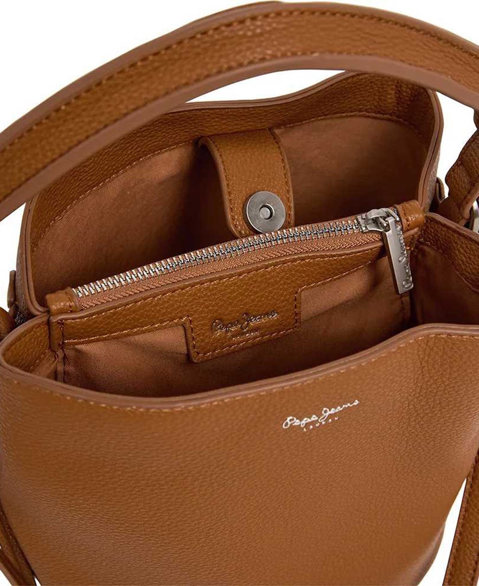 PEPE JEANS SIGNATURE TYLER SCRIPT ΤΣΑΝΤΑ ΓΥΝΑΙΚΕΙΟ | LIGHT BROWN PEPE JEANS SIGNATURE TYLER SCRIPT ΤΣΑΝΤΑ ΓΥΝΑΙΚΕΙΟ | LIGHT BROWN
