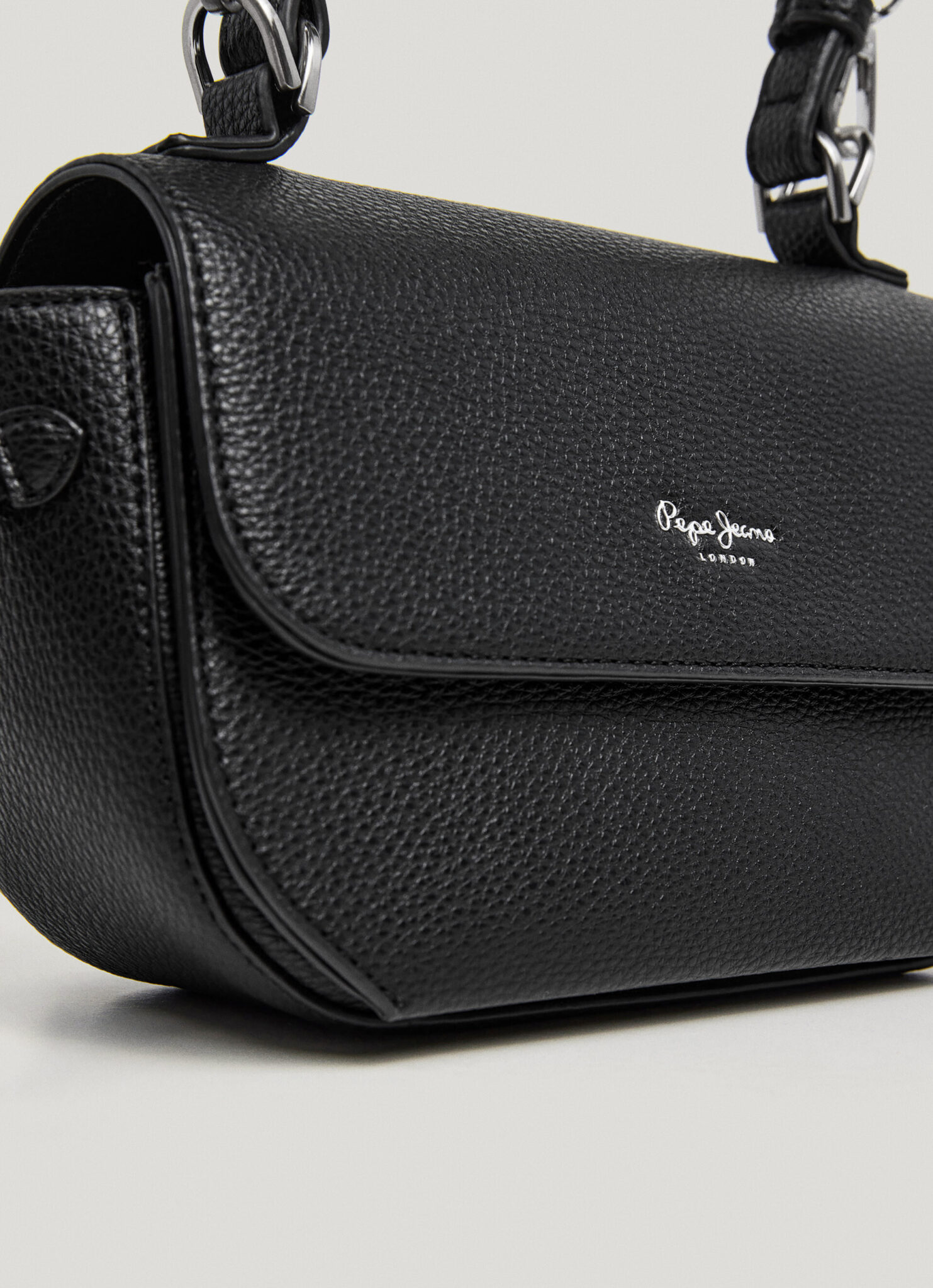 PEPE JEANS SIGNATURE AMBRA SCRIPT ΤΣΑΝΤΑ ΓΥΝΑΙΚΕΙΟ | BLACK PEPE JEANS SIGNATURE AMBRA SCRIPT ΤΣΑΝΤΑ ΓΥΝΑΙΚΕΙΟ | BLACK