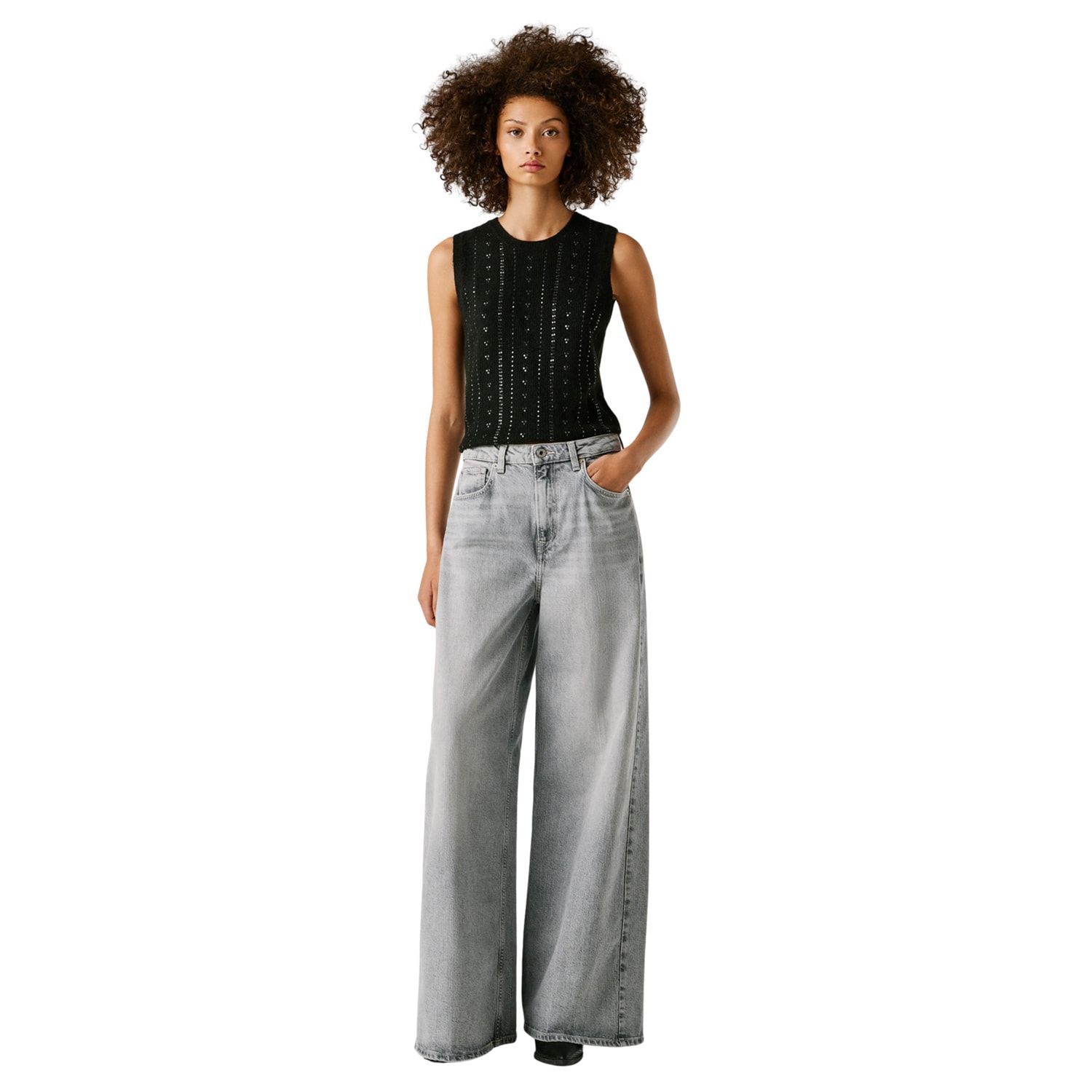 PEPE JEANS FASHION BOWIE SHINE ΜΠΛΟΥΖΑ ΓΥΝΑΙΚΕΙΑ | DENIM