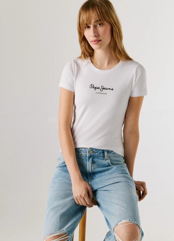 PEPE JEANS NEW VIRGINIA SS ΜΠΛΟΥΖΑ ΓΥΝΑΙΚΕΙΟ | WHITE PEPE JEANS NEW VIRGINIA SS ΜΠΛΟΥΖΑ ΓΥΝΑΙΚΕΙΟ | WHITE