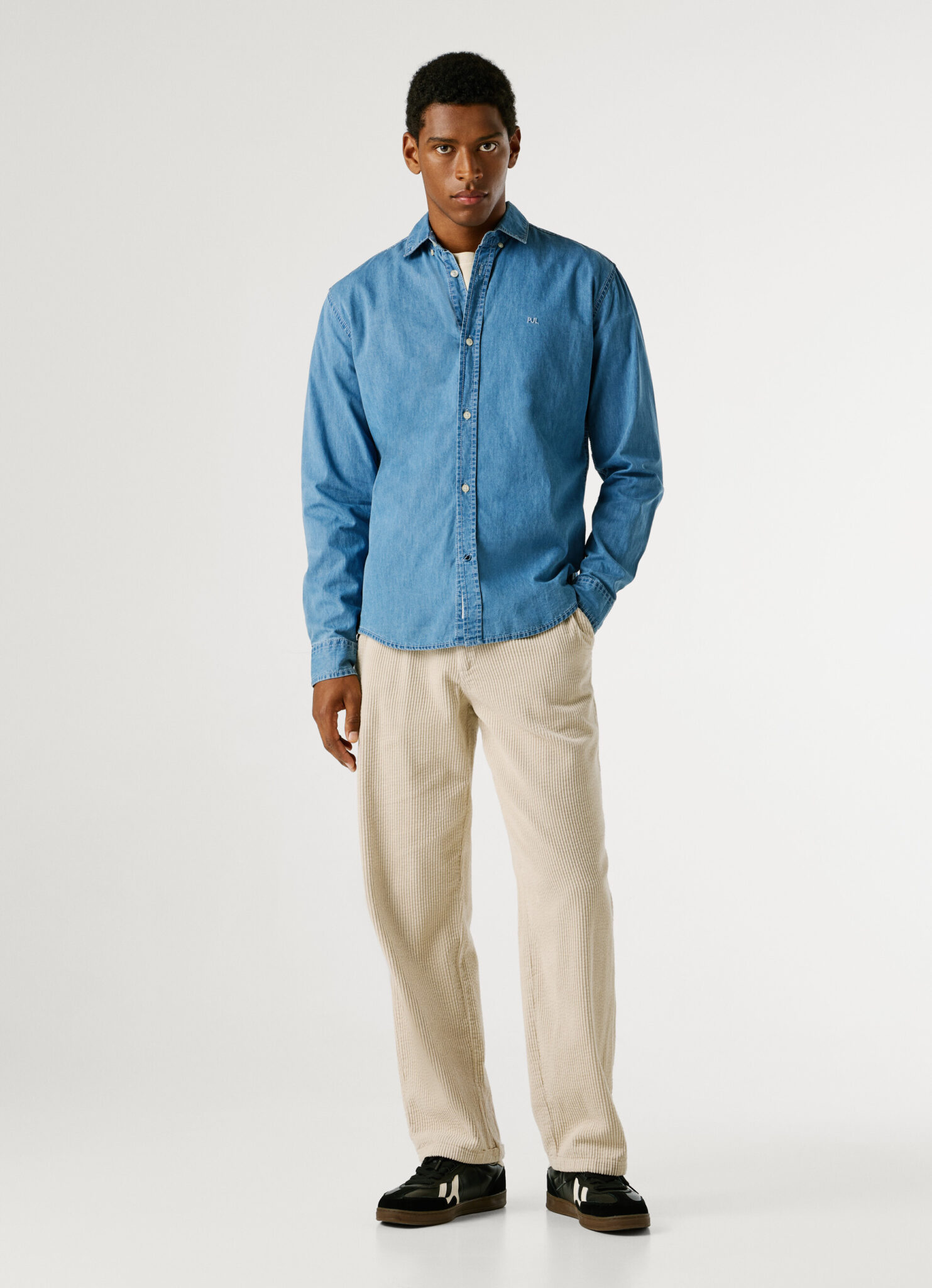 PEPE JEANS FASHION SANTI ΜΠΟΥΦΑΝ ΑΝΔΡΙΚΟ | BLACK