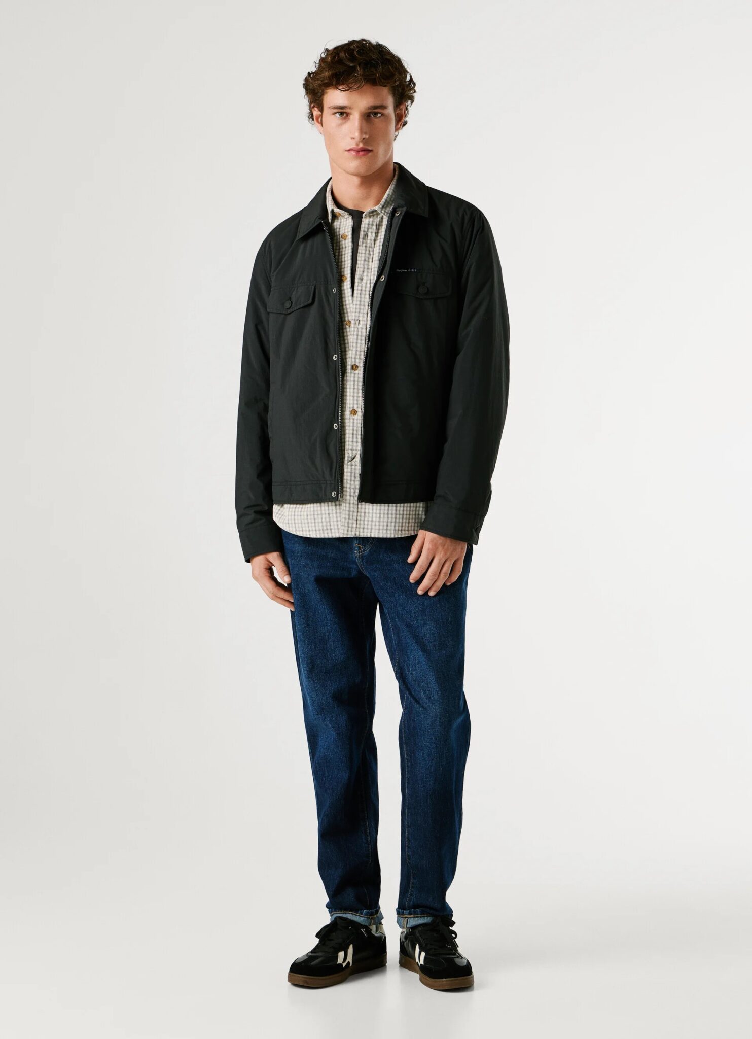 PEPE JEANS FASHION SANTI ΜΠΟΥΦΑΝ ΑΝΔΡΙΚΟ | BLACK