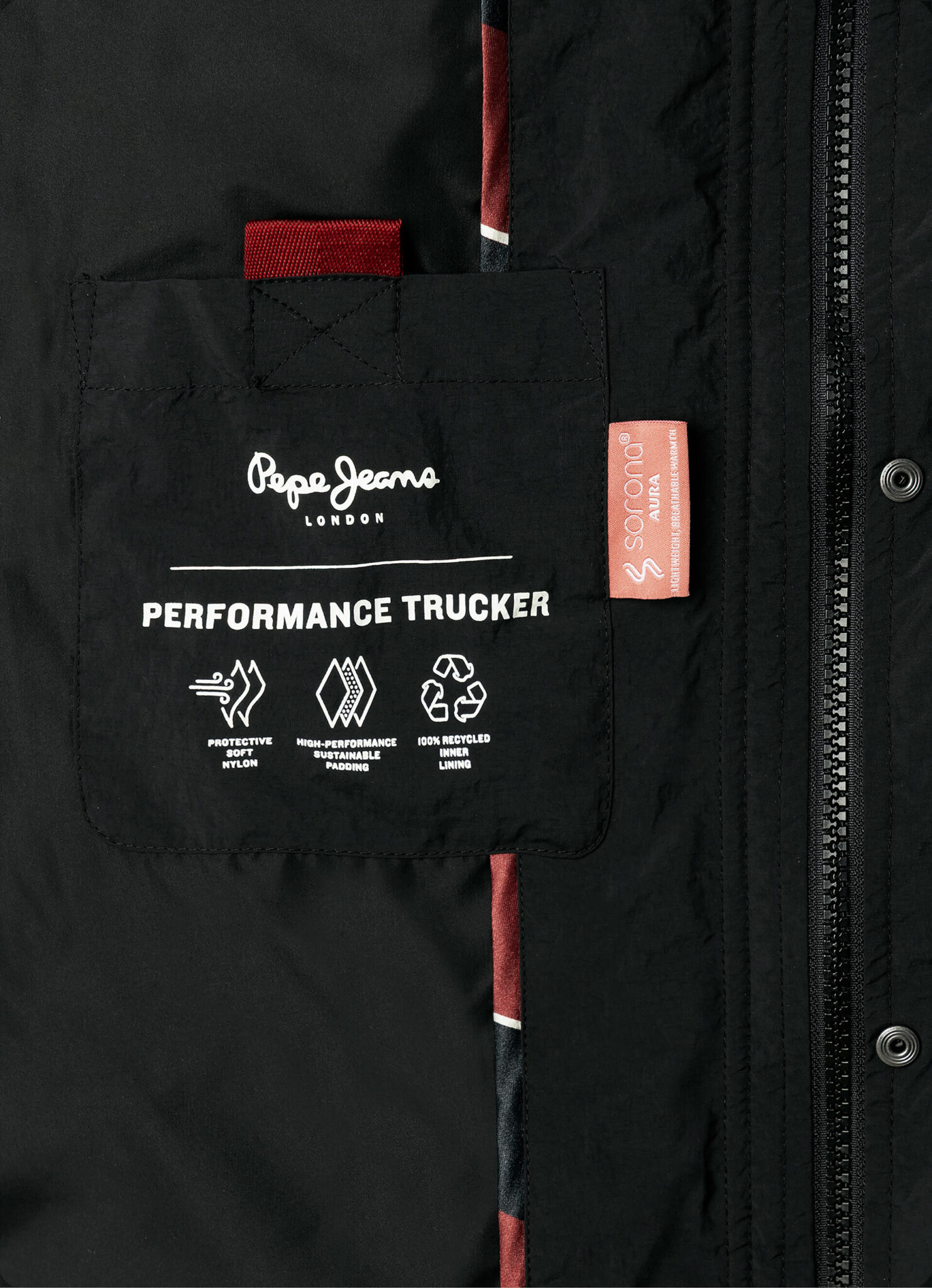 PEPE JEANS FASHION SANTI ΜΠΟΥΦΑΝ ΑΝΔΡΙΚΟ | BLACK PEPE JEANS FASHION SANTI ΜΠΟΥΦΑΝ ΑΝΔΡΙΚΟ | BLACK