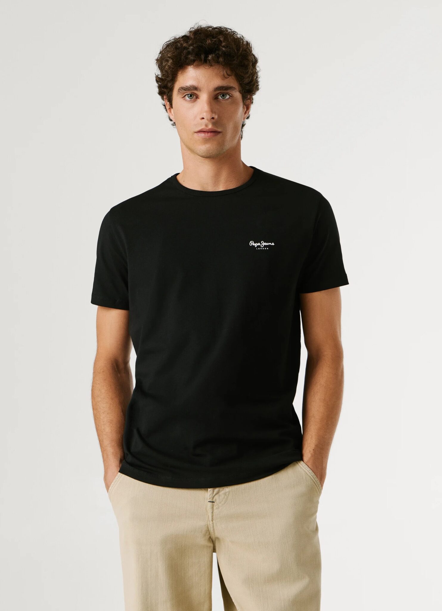 PEPE JEANS ORIGINAL BASIC 3N ΜΠΛΟΥΖΑ ΑΝΔΡΙΚΟ | BLACK PEPE JEANS ORIGINAL BASIC 3N ΜΠΛΟΥΖΑ ΑΝΔΡΙΚΟ | BLACK
